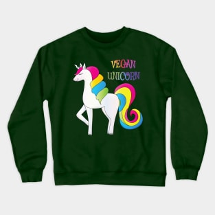 Vegan Unicorn Crewneck Sweatshirt